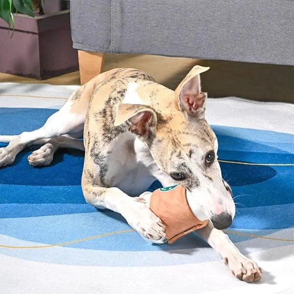 Starpaws Coffee Rubber Dog Toy | Hugsmart