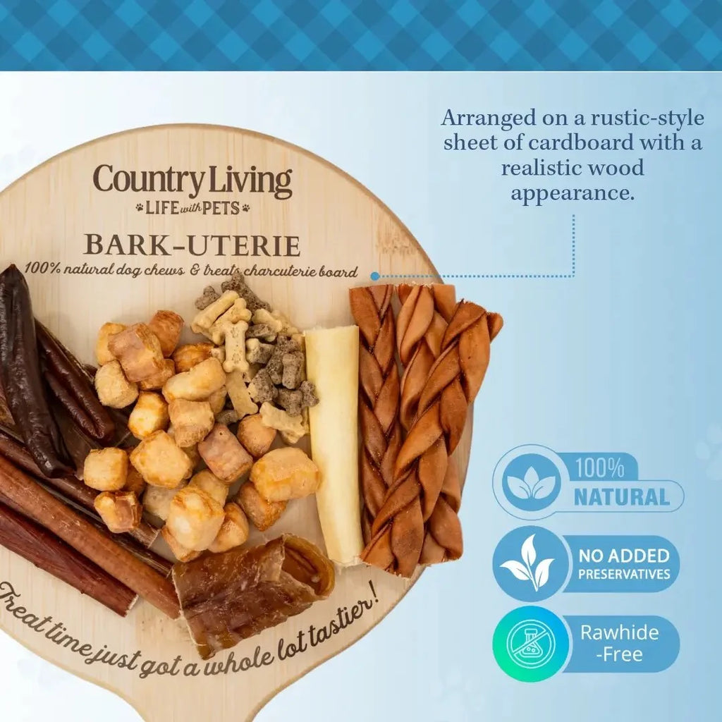 Bark-Uterie Board – Charcuterie-Inspired Natural Dog Treats