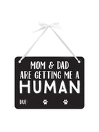 Pet's Baby Announcement Chalkboard