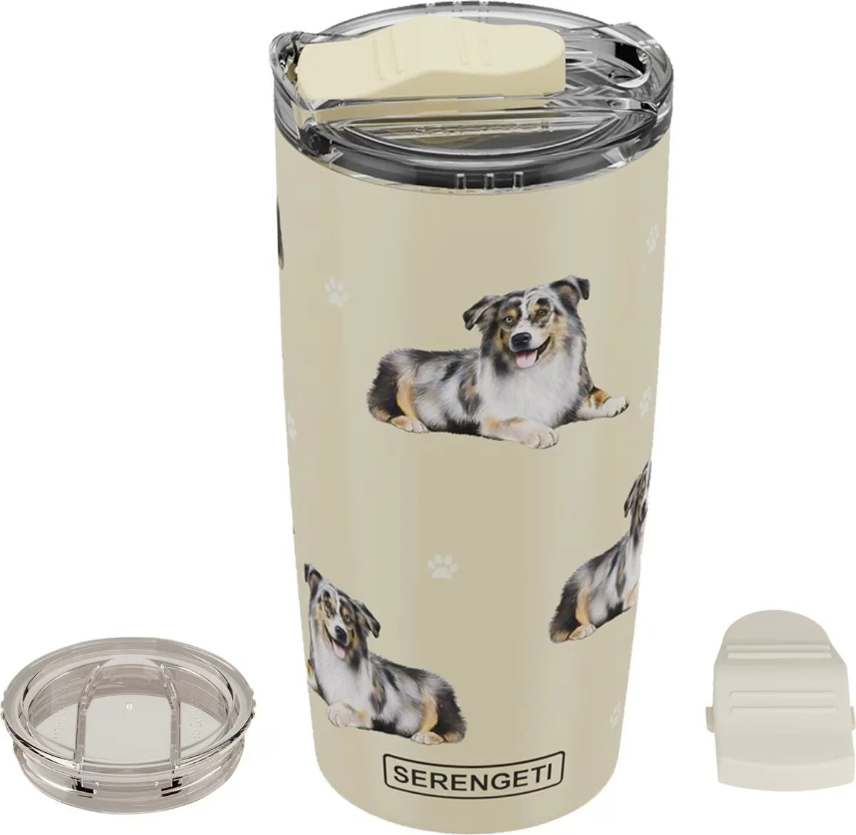 Serengeti Tumbler 20oz | Australian Shepherd