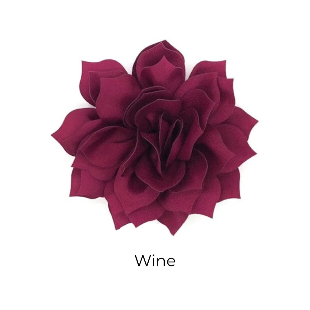 Fluffy Flower Dog Collar Accessory