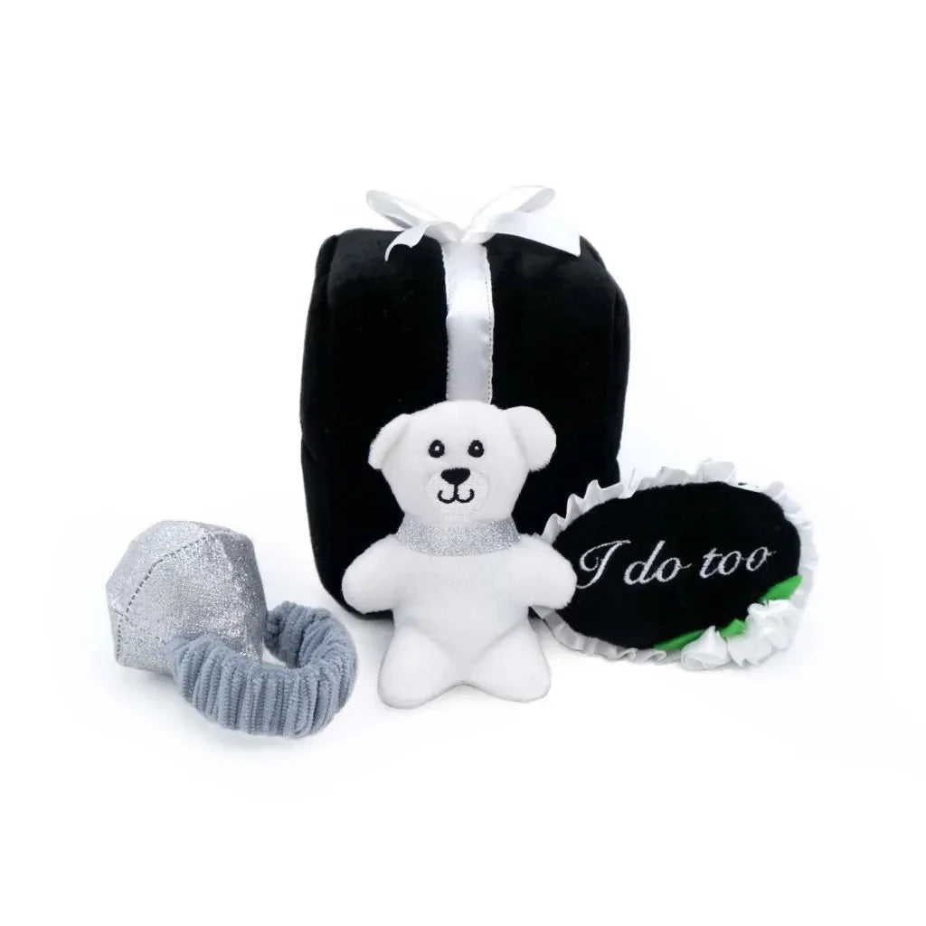 Wedding Ring Box Interactive Dog Toy