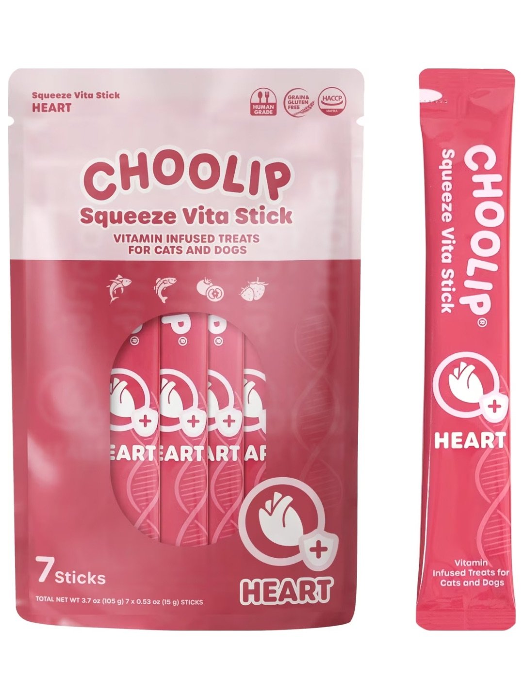 Squeeze Vita Sticks - Heart | Choolip
