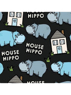 Black 'Pitty-Potamus' Muscle Tee
