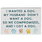 Wife Wanted Dog - Small Talk Rectangle