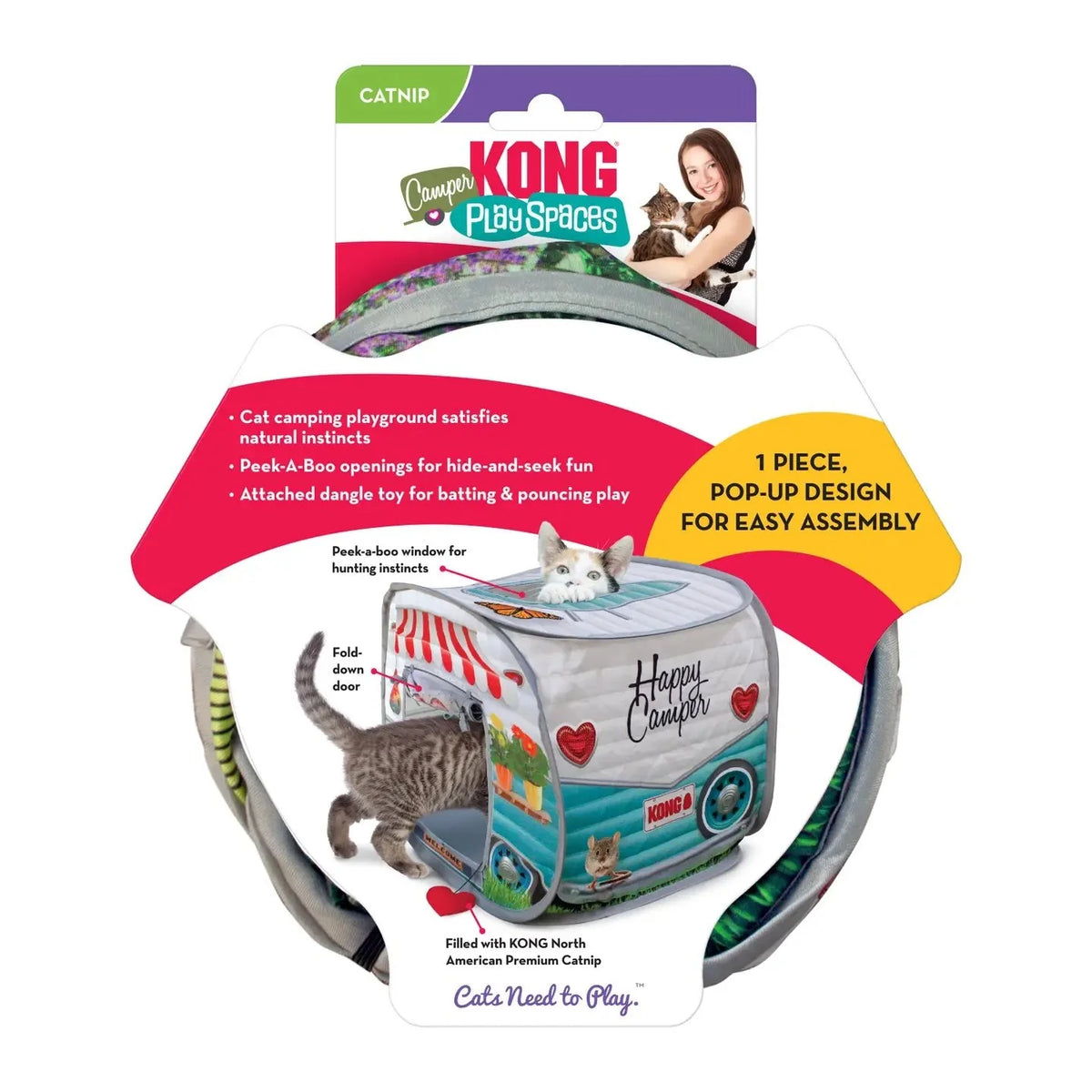 Kong® Play Spaces Camper Cat Toy