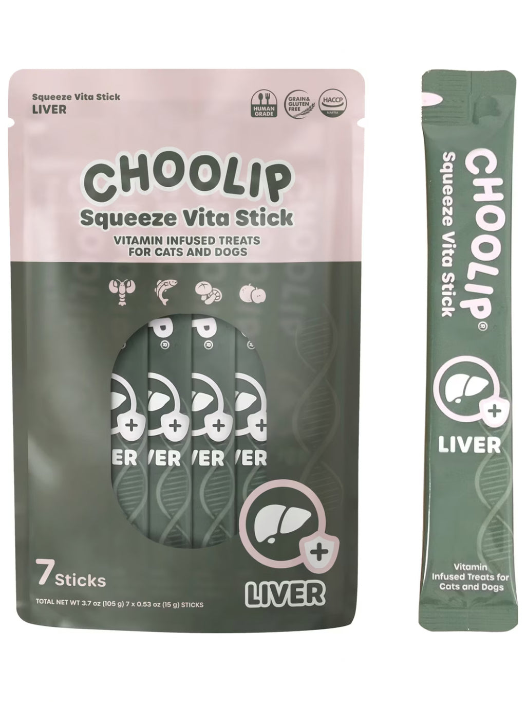 Squeeze Vita Sticks - Liver | Choolip