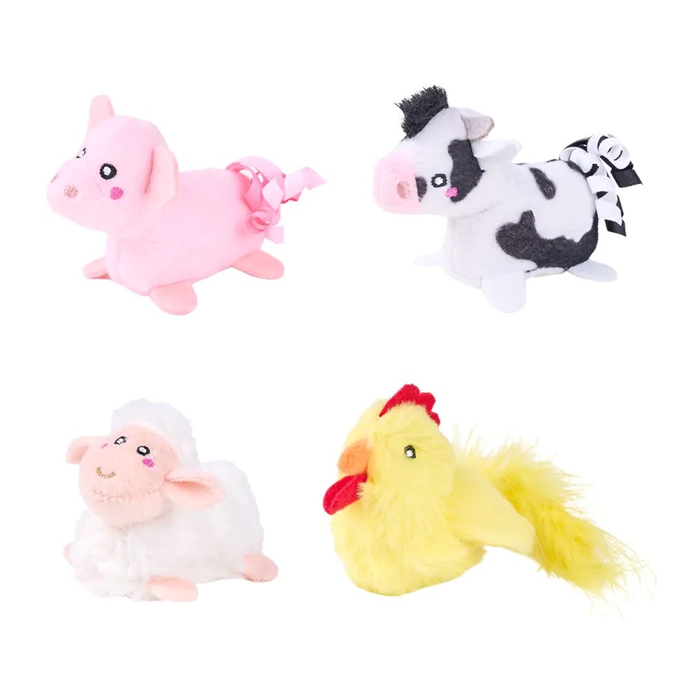 Farm Friends Cat Toys | 4-Pack