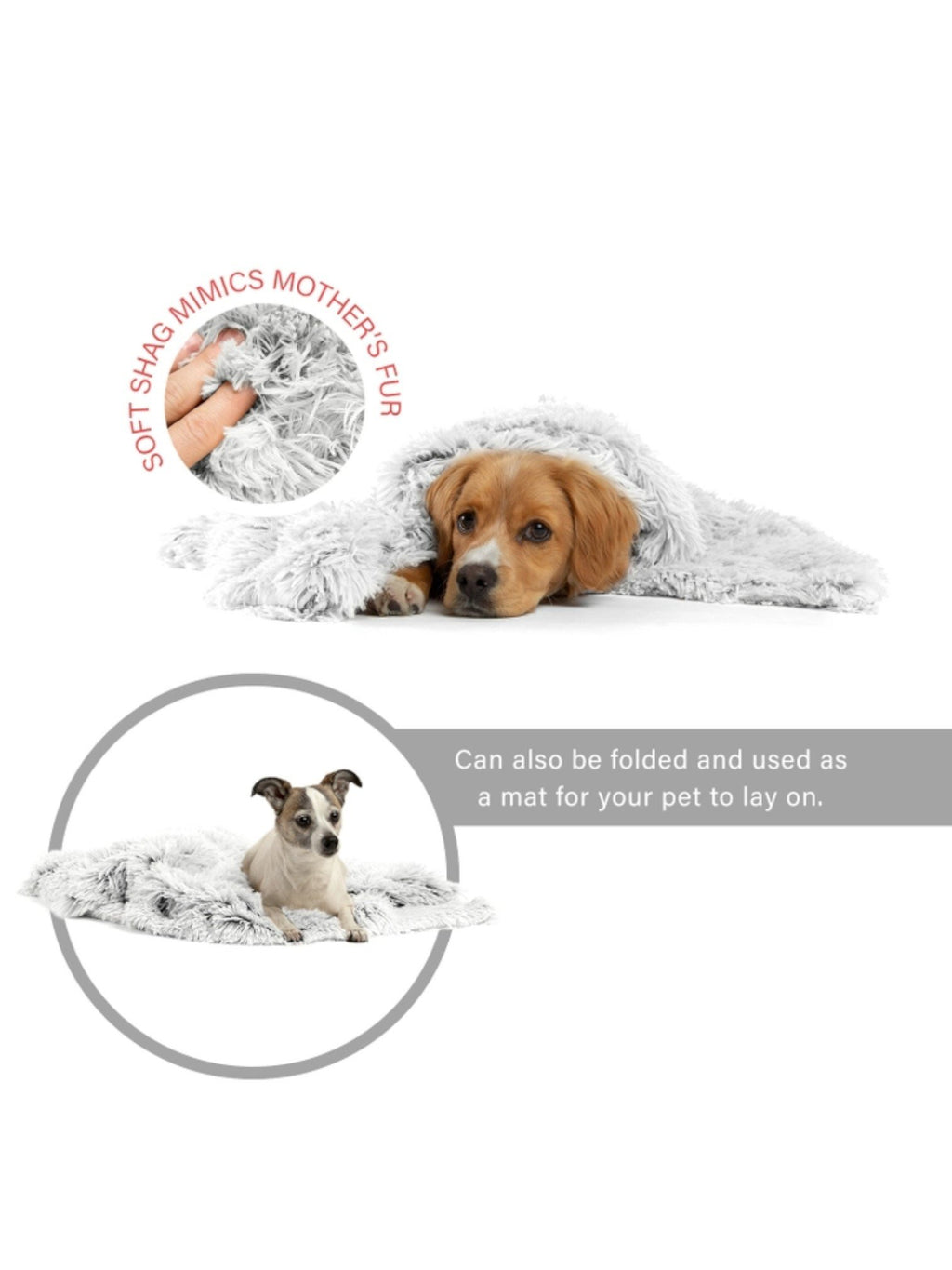 Shag Frost Pet Blanket