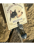 Lapis Heart Pet Pendant For Holistic Crystal Support