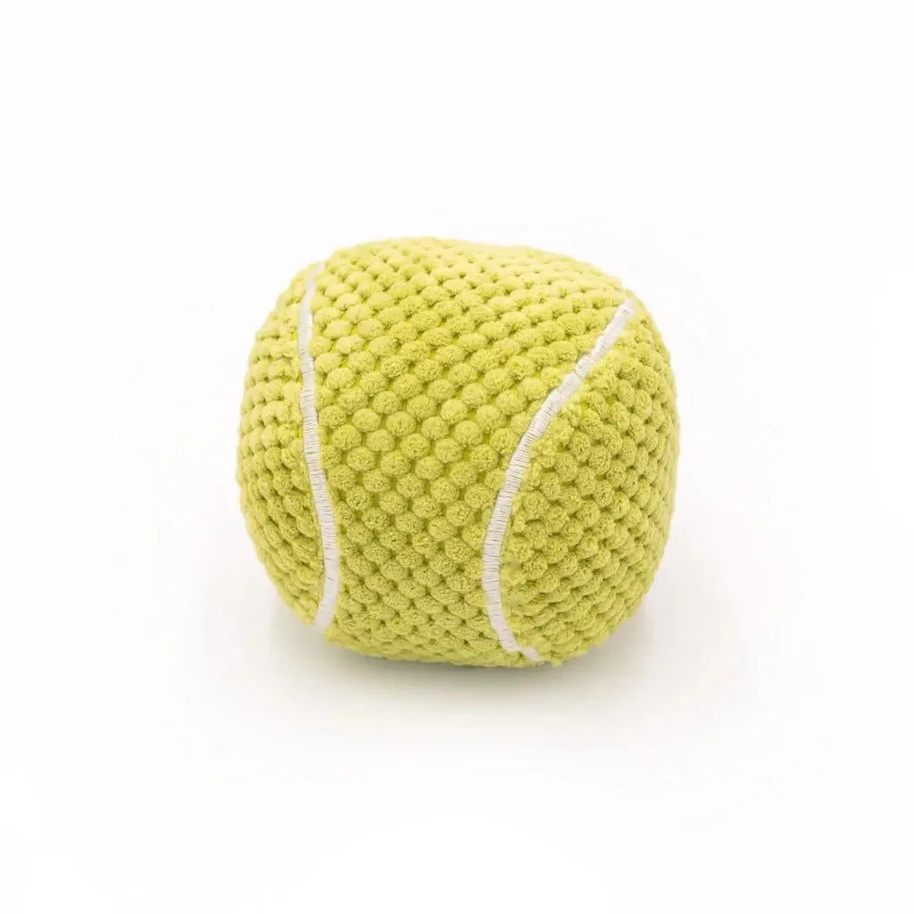 Tennis Ball Plush Dog Toy