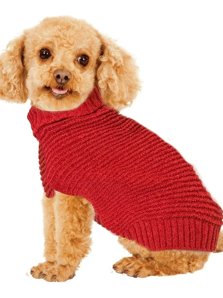 Red Chenille Sweater