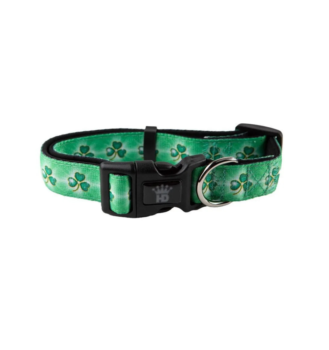 St. Patrick's Day Shamrock Adjustable Dog Collar