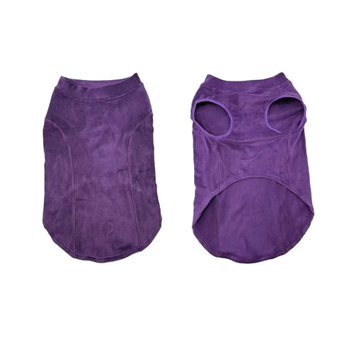 Base Layer Fleece Dog Pullover - Purple