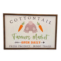 Cottontail Farmers Market Easter Sign