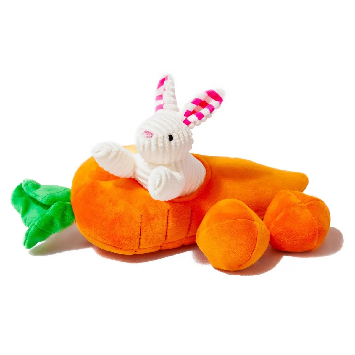 Hide A Toy Carrot with Balls & Rabbit Easter Dog Toy