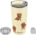 Serengeti Tumbler 20oz | Dachshund Red