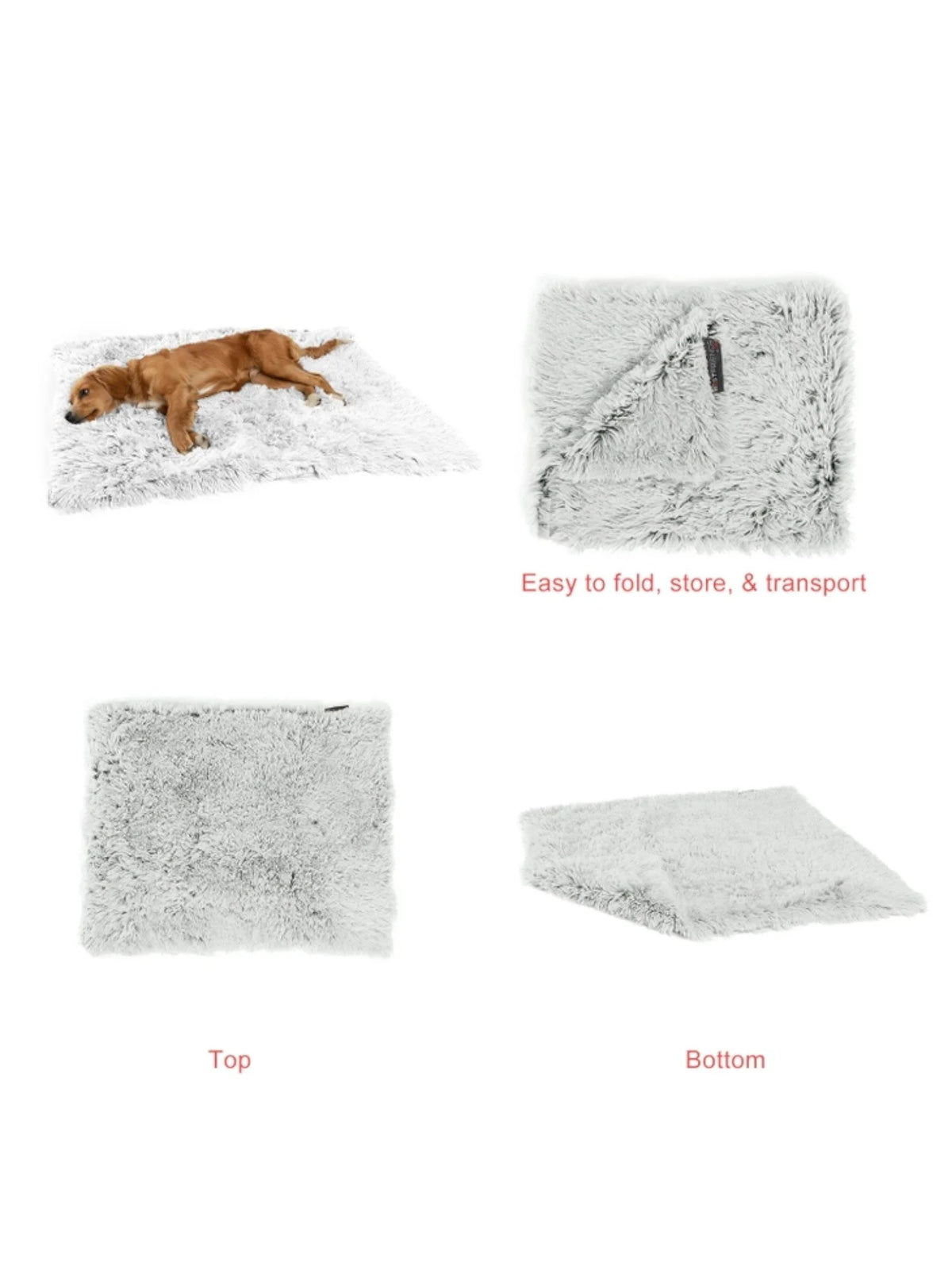 Shag Frost Pet Blanket