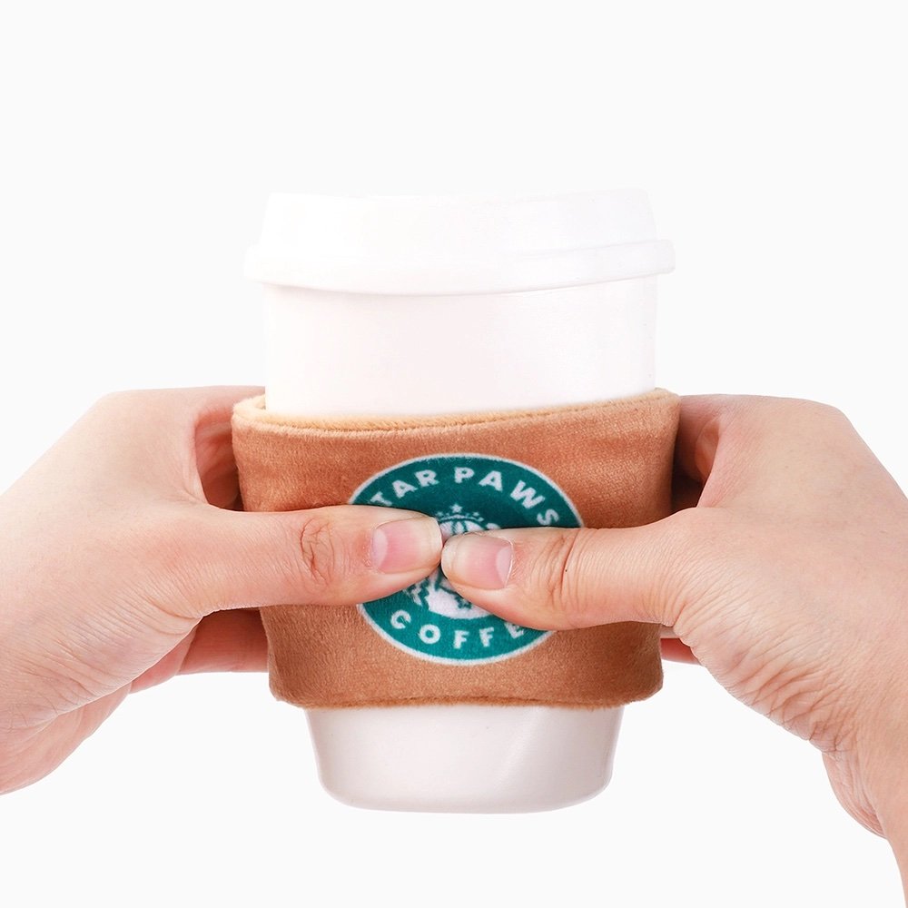 Starpaws Coffee Rubber Dog Toy | Hugsmart