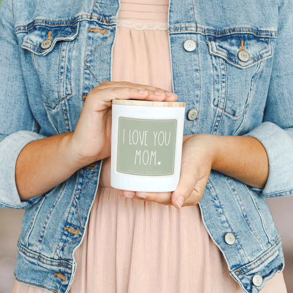 Love You Mom Candle