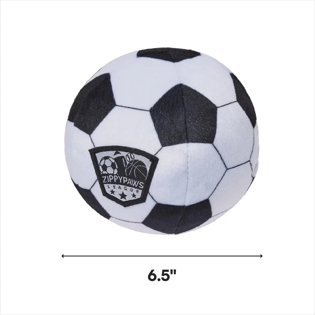 Soccer Ball Plush Dog Toy