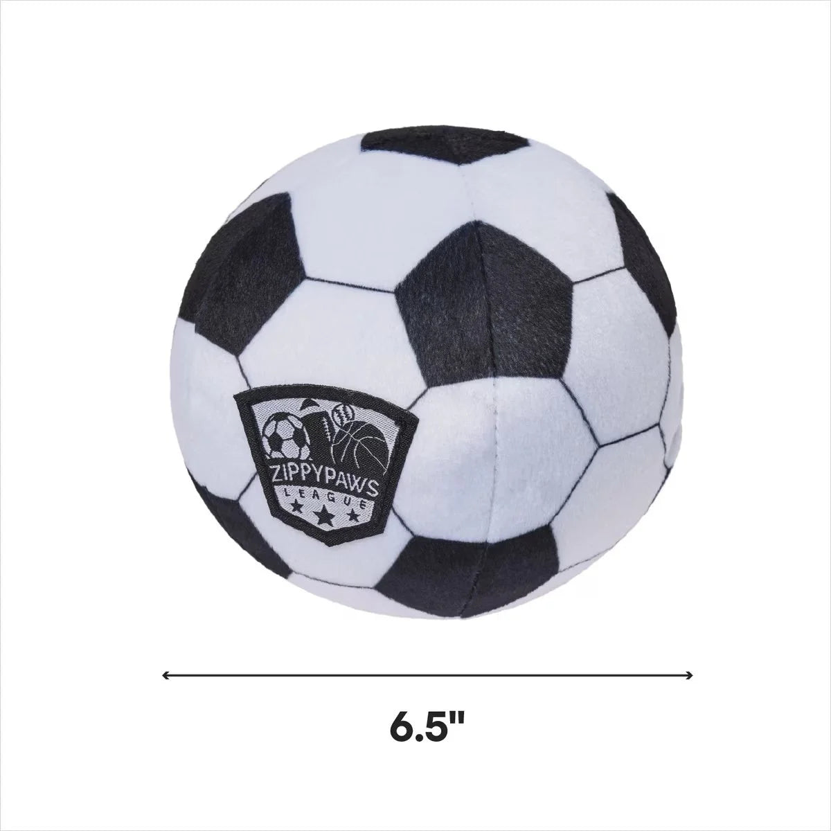 Soccer Ball Plush Dog Toy