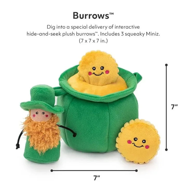 St. Patrick’s Pot of Gold Interactive Dog Toy
