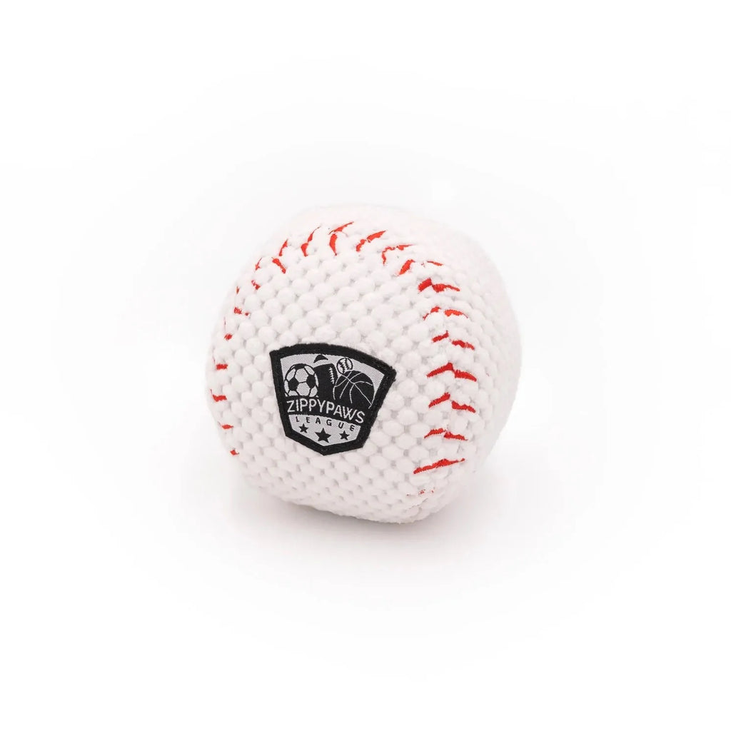 Baseball Plush Dog Toy