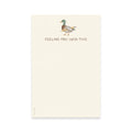 Feeling Productive — Cute Duck and Pencil Pun Notepad