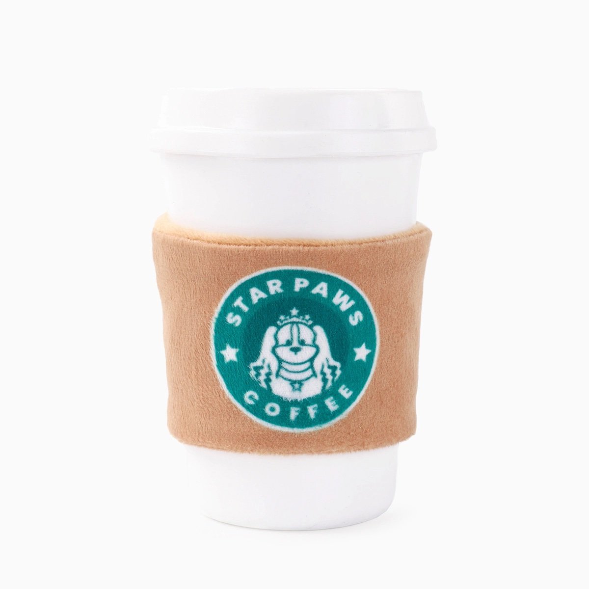 Starpaws Coffee Rubber Dog Toy | Hugsmart