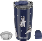 Serengeti Tumbler 20oz | Siberian Husky