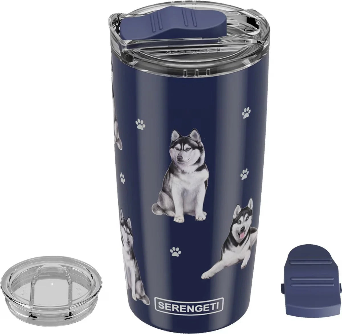 Serengeti Tumbler 20oz | Siberian Husky