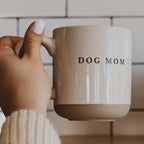 Dog Mom Stoneware Coffee Mug