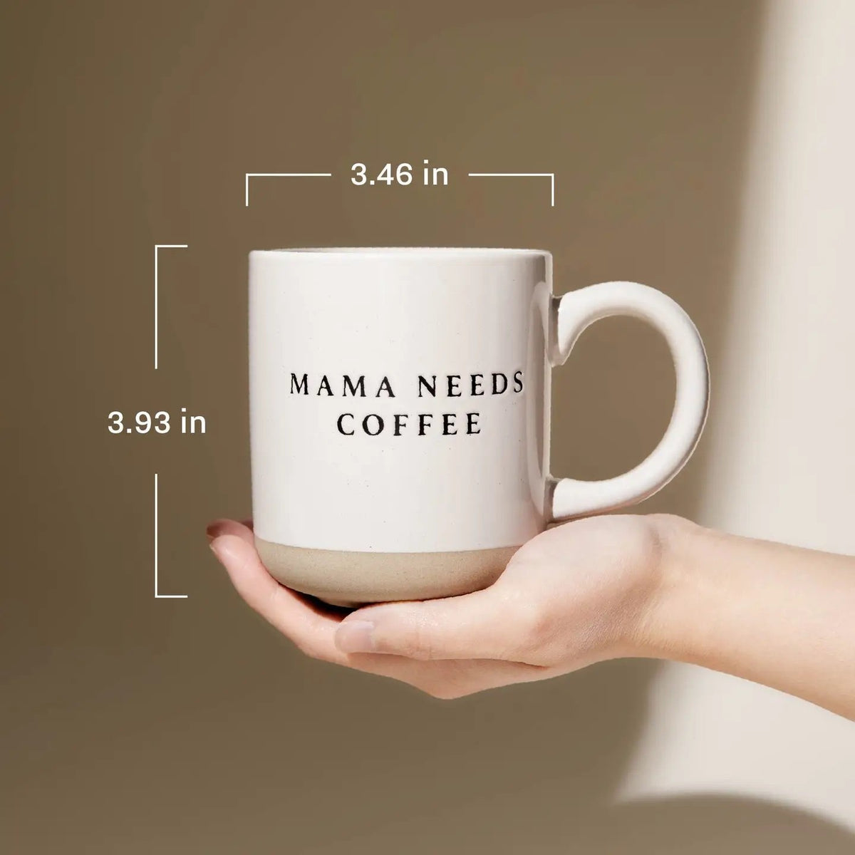 Dog Mom Stoneware Coffee Mug