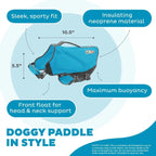 Outward Hound Dawson Neoprene Dog Life Jacket | Blue