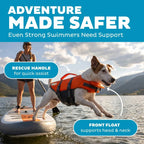 Outward Hound Granby Ripstop Dog Life Jacket – Bright Orange
