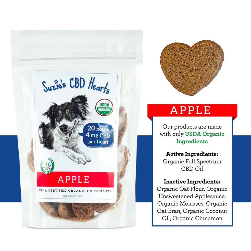 Suzie's CBD Hearts, Apple, 8oz