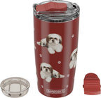 Serengeti Tumbler 20oz | Shih Tzu White Brown and Black