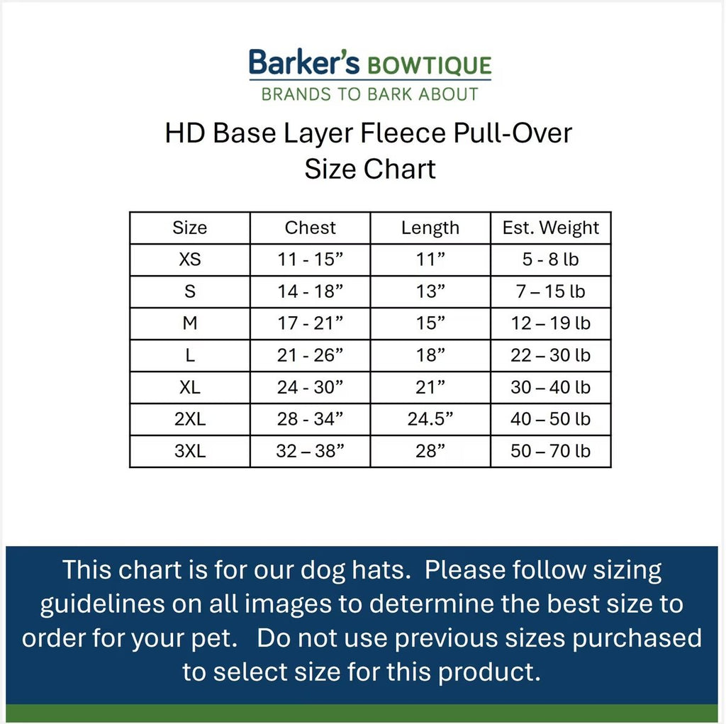 Base Layer Fleece Dog Pullover - Red