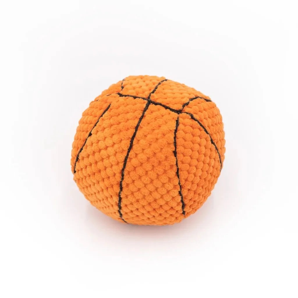 Basketball Plush Dog Toy