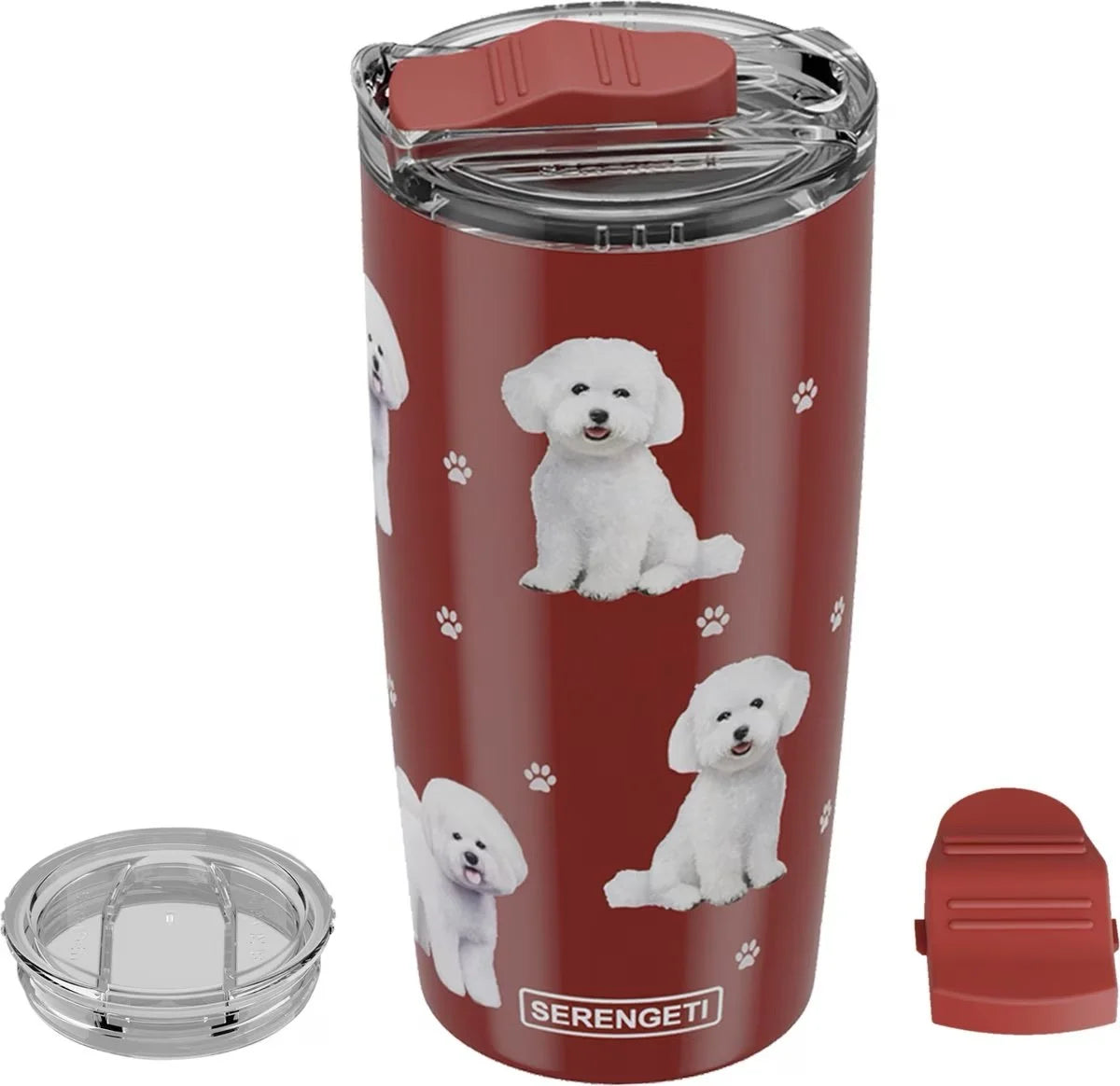 Serengeti Tumbler 20oz | Bichon Frise