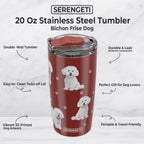 Serengeti Tumbler 20oz | Bichon Frise