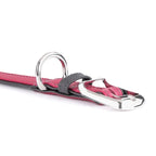 MyFamily Firenze Fuchsia Genuine Leather Dog Collar