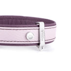 MyFamily Firenze Light Purple Genuine Leather Dog Collar