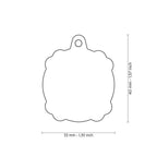 MyFamily Charms Big Skull ID Tag