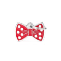 MyFamily Charms Red Bow Tie ID Tag