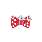 MyFamily Charms Red Bow Tie ID Tag