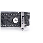 MyFamily El Paso Black Genuine Leather Dog Collar