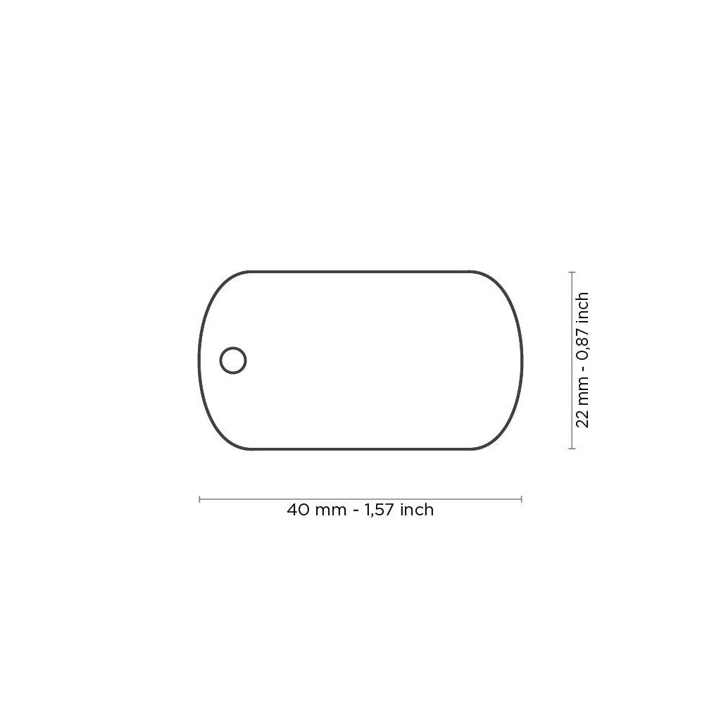 MyFamily Flags USA ID Tag