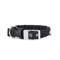 MyFamily Milano Black Italian Nylon Dog Collar